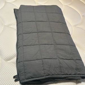 Gray weighted blanket